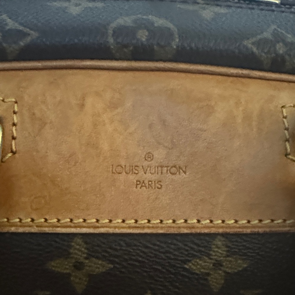 Louis Vuitton Monogram Canvas Satchel with Tan Vachetta Trim - Picture 2 of 7